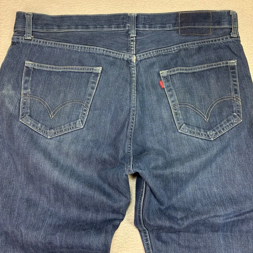 Vintage Levis 501 Straight Jeans Men 40x31 Blue Fade Button Fly Y2K 90s Made USA